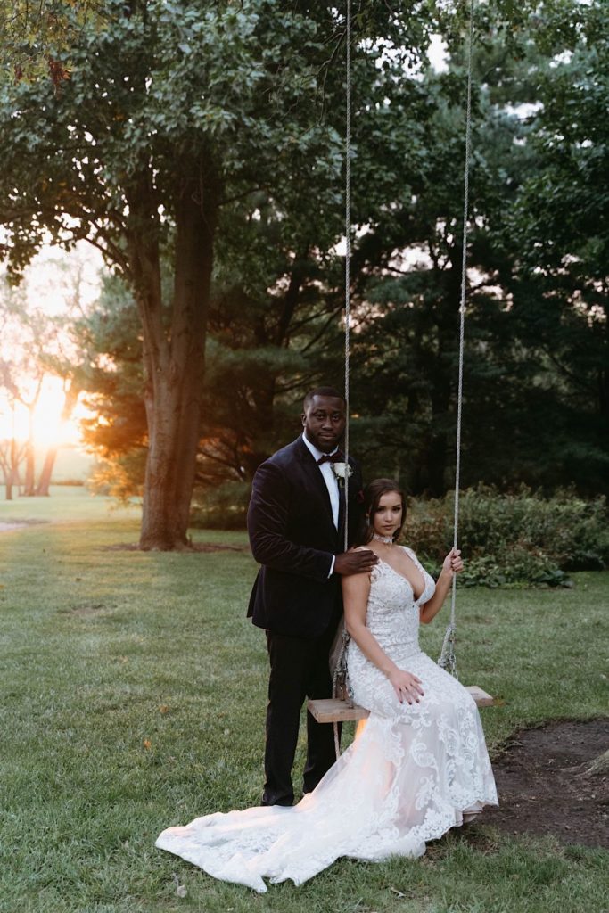 intimate backyard wedding