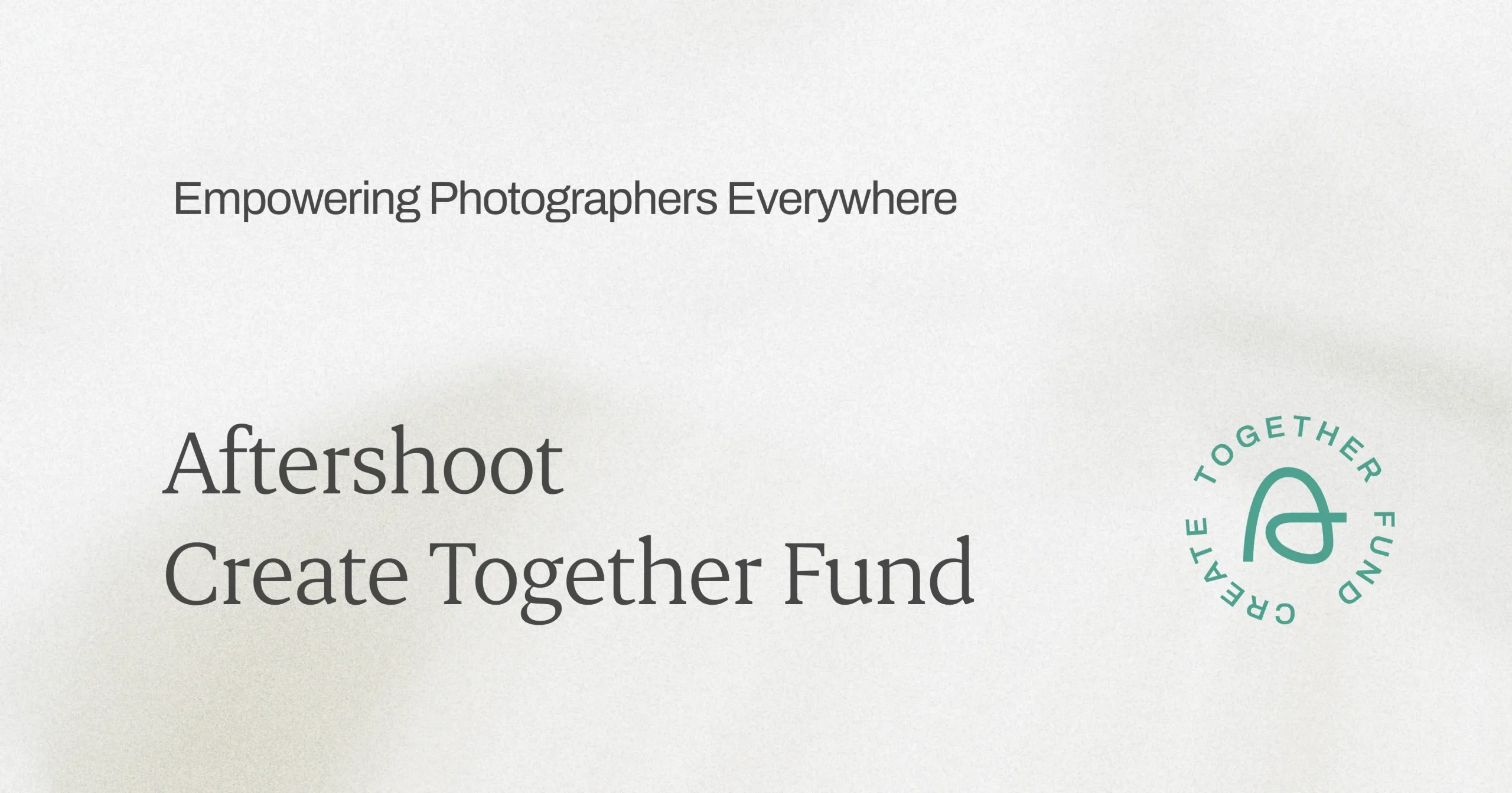 Aftershoot Commits $1 Million to Support Photography Communities with Create Together Fund