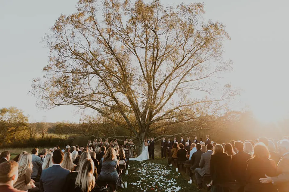 Wedding Ceremony in an stunning Outdoor Wedding Venues in Georgia